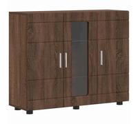 vidaXL Buffet Chêne Marron 55.5 x 29 x 100 cm Bois d'ingénierie, Organisateurs stylés, Meuble Moderne pour Salon, Solutions de Rangement, armoires contemporaines, idées Design minimalistes