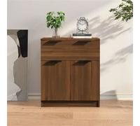 vidaXL Buffet chêne marron 60x30x70 cm Bois d'ingénierie816993 Brun G