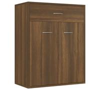 Vidaxl Buffet Chêne Marron 60x30x75 Cm Bois D'ingénierie Marron