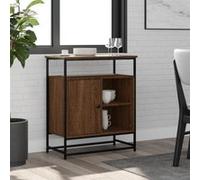 Vidaxl Buffet Chêne Marron 69x35x80 Cm Bois D'ingénierie Marron