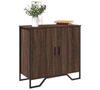 Vidaxl Buffet Chêne Marron 78x35,5x74,5 Cm Bois D'ingénierie Multicolore