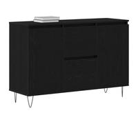 vidaXL Buffet Chêne Noir 101,5 x 35 x 70 cm Bois d'ingénierie