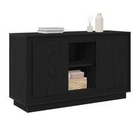 vidaXL Buffet Chêne Noir 102 x 35 x 60 cm Bois d'ingénierie