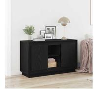 vidaXL Buffet contemporain Chêne noir Portes coulissantes 120x45x80 cm