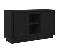 Buffet contemporain - vidaXL - Chêne noir - Portes coulissantes - 120x45x80 cm