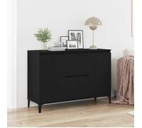 vidaXL Buffet Chêne noir 104 x 35 x 70 cm Bois d'ingénierie 862597