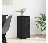 vidaXL Buffet Chêne Noir 30 x 30 x 70 cm Bois d'ingénierie, Buffet Moderne, Design rectangulaire, Solution de Rangement, Meuble Minimaliste pour Organiser Votre Maison