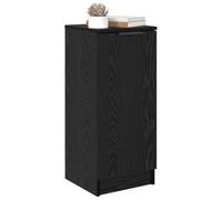 vidaXL Buffet Chêne Noir 30 x 30 x 70 cm Bois d'ingénierie, Buffet Moderne, Design rectangulaire, Solution de Rangement, Meuble Minimaliste pour Organiser Votre Maison
