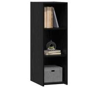 vidaXL Buffet Chêne Noir 30 x 41 x 93 cm Bois d'ingénierie,