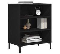 vidaXL Buffet Chêne Noir 57 x 35 x 70 cm Bois d'ingénierie, Meuble de Rangement, Buffet Tendance, Pratique et stylé, Parfait dans Les salles à Manger.