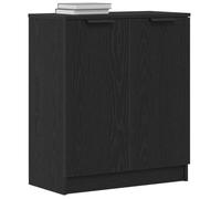 vidaXL Buffet Chêne Noir – 60 x 30 x 70 cm, bois d'ingénierie, rangements modernes