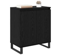 vidaXL Buffet Chêne noir 60 x 35 x 70 cm, Bois d'ingénierie, Moderne, Compact