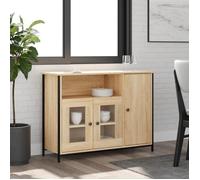 vidaXL Buffet chêne sonoma 100x35x75 cm bois d'ingénierie 835510
