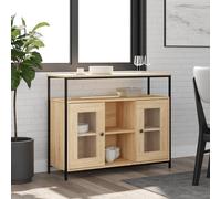 vidaXL Buffet chêne sonoma 100x35x80 cm bois d'ingénierie 835505