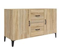 vidaXL Buffet Armoire de Rangement Organisateur de Maison Meuble de Rangement Armoire de Salon Intérieur Chêne Sonoma Bois d'Ingénierie 100x36x60 cm