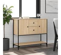 Vidaxl Buffet Chêne Sonoma 100x36x85 Cm Bois D'ingénierie Marron