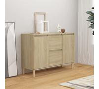 Vidaxl Buffet Chêne Sonoma 101x35x70 Cm Bois D'ingénierie Marron