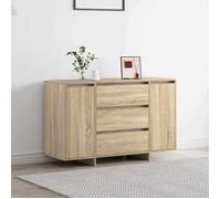 vidaXL Buffet Chêne Sonoma 120 x 41 x 75 cm – Bois d'ingénierie, Minimaliste, Élégant pour salon