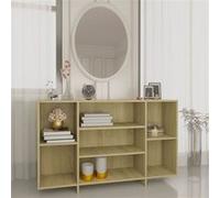 Buffet Armoire Rangement Salle de Séjour Gris Béton Bois d'Ingénierie vidaXL