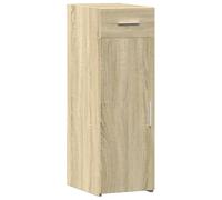 vidaXL Buffet chêne Sonoma – Bois d'ingénierie – 30 x 42,5 x 93 cm