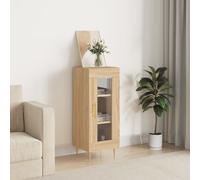 Vidaxl Buffet Chêne Sonoma 34,5x34x90 Cm Bois D'ingénierie Multicolore