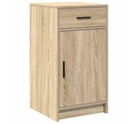 Buffet bas - vidaXL - Chêne Sonoma - Compact - Finition mate - Beige