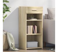 Vidaxl Buffet Chêne Sonoma 40x42,5x93 Cm Bois D'ingénierie Multicolore