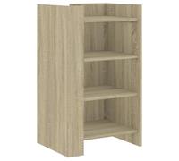 vidaXL Buffet chêne sonoma 45x35x75 cm bois d'ingénierie, armoire, armoire latérale, armoire de rangement, armoire, placard, 848383