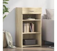Vidaxl Buffet Chêne Sonoma 50x42,5x93 Cm Bois D'ingénierie Multicolore