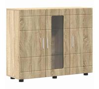 vidaXL Buffet Chêne Sonoma 55.5 x 29 x 100 cm Bois d'ingénierie, Organisateurs stylés, Meuble Moderne pour Salon, Solutions de Rangement, armoires contemporaines, idées Design minimalistes