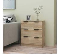 vidaXL Buffet Chêne sonoma 60x30x70 cm Bois d'ingénierie 811073