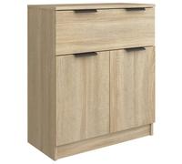 Vidaxl Buffet Chêne Sonoma 60x30x70 Cm Bois D'ingénierie Marron