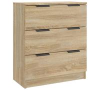 Vidaxl Buffet Chêne Sonoma 60x30x70 Cm Bois D'ingénierie Marron