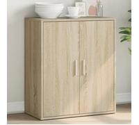vidaXL Buffet chêne sonoma 60x31x70 cm bois d'ingénierie, armoire de rangement, meuble d'entrée, meuble d'appoint, meuble de 840459