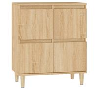 Vidaxl Buffet Chêne Sonoma 60x35x70 Cm Bois D'ingénierie Marron