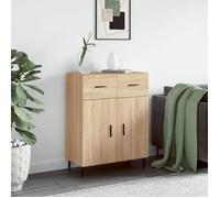 vidaXL Buffet 827999 — Chêne Sonoma, bois d'ingénierie, 69,5×34×90 cm