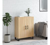 Vidaxl Buffet Chêne Sonoma 69,5x34x90 Cm Bois D'ingénierie Multicolore