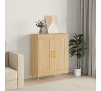 Vidaxl Buffet Chêne Sonoma 69,5x34x90 Cm Bois D'ingénierie Multicolore