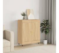 Vidaxl Buffet Chêne Sonoma 69,5x34x90 Cm Bois D'ingénierie Multicolore