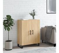 vidaXL Buffet Chêne Sonoma – Bois d'ingénierie Multicolore 69,5x34x90 cm