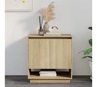 vidaXL Buffet Chêne sonoma 70x41x75 cm Bois d'ingénierie809542 Brun G