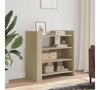 Vidaxl Buffet Chêne Sonoma 73,5x35x75 Cm Bois D'ingénierie Multicolore