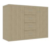 Buffet Chêne sonoma 88x30x65 cm Bois d ingénierie