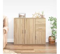 vidaXL Buffet Chêne sonoma 91x29,5x75 cm Bois d'ingénierie 823272