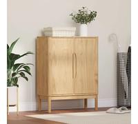 vidaXL Buffet Cire marron 70 x 30 x 70,5 cm Bois de Pin Massif