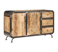 vidaXL Buffet Commode Bahut Armoire Meuble de Rangement Bois Manguier Massif