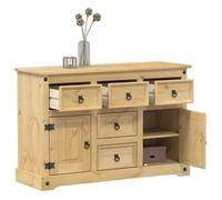 vidaXL Buffet Corona 112x40x75 cm bois massif de pin, armoire de rangement, meuble de rangement de cuisine, meuble de 4005680