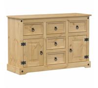 vidaXL Buffet Corona 112x40x75 cm Bois Massif de pin, Armoire de Rangement, Meuble de Rangement de Cuisine, Meuble de Rangement de Salon