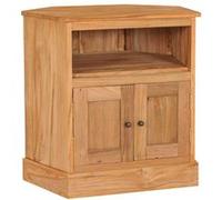 vidaXL Buffet d'angle 60x45x60 cm bois de teck massif 288898 Brun G