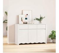 vidaXL Buffet Drammen Blanc 114 x 43 x 75,5 cm Bois de pin massif 42003039